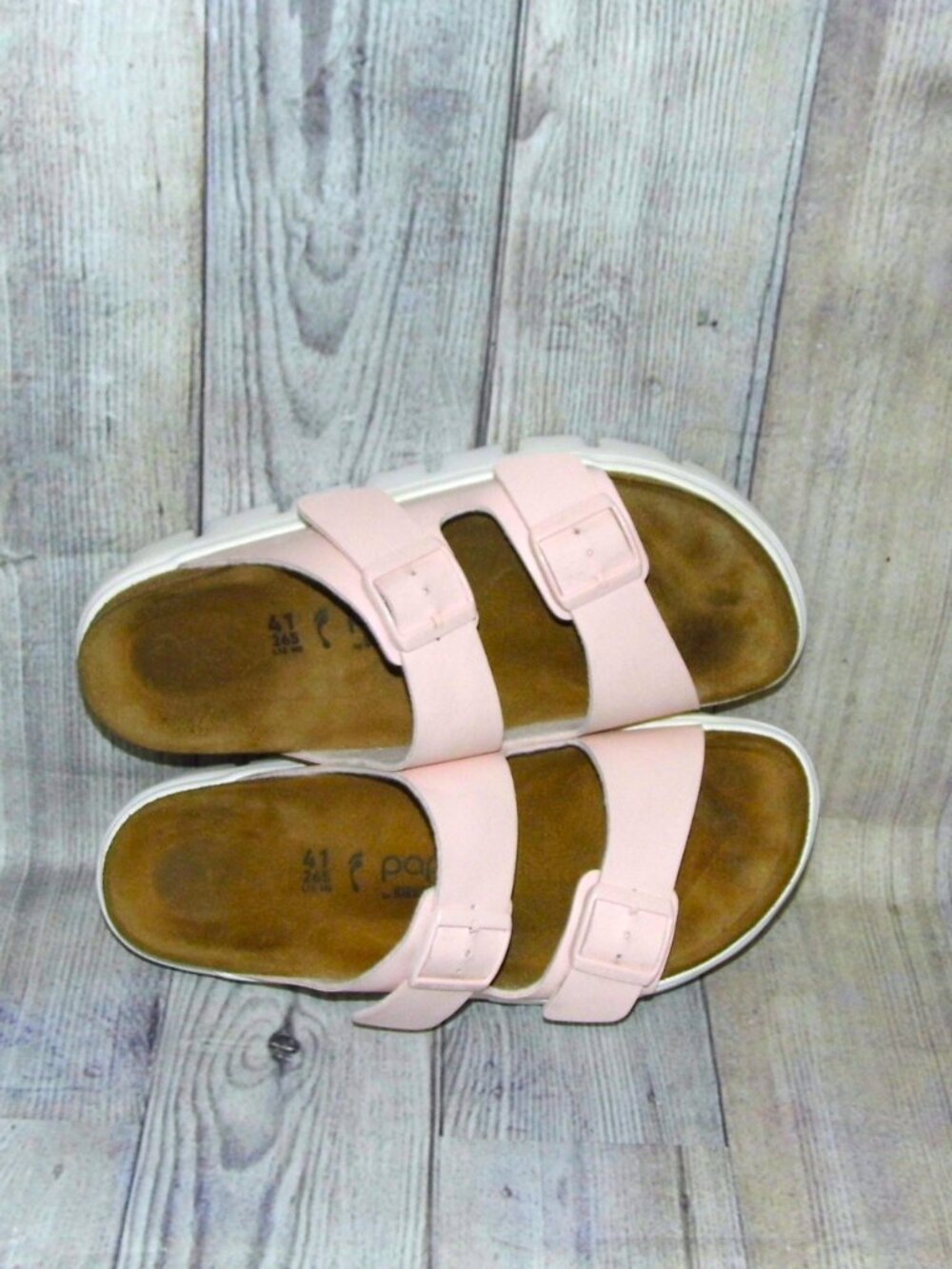 BIRKENSTOCK Papilio Arizona Chunky Light Rose Sandals Womens 10 (EU 41) - Picture 6 of 8